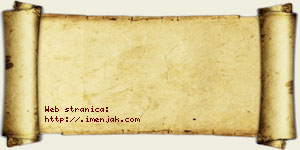 Tijana Bulatović vizit kartica